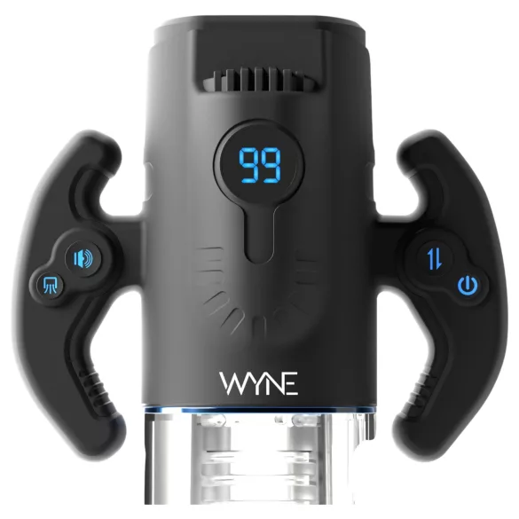WYNE 11 - automātiska masturbators vīriešiem melns