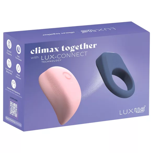 Luxus - pāru vibrators komplekts ar magnētu