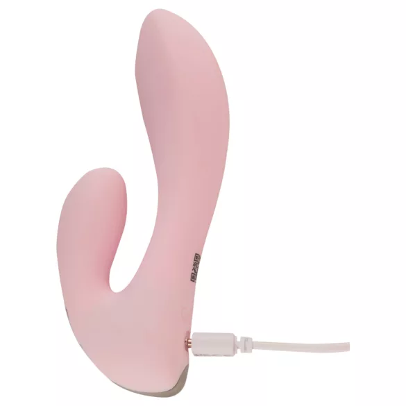 Beau Coeur Cerya - mini klitora vibrators ar rokturi gaiši rozā