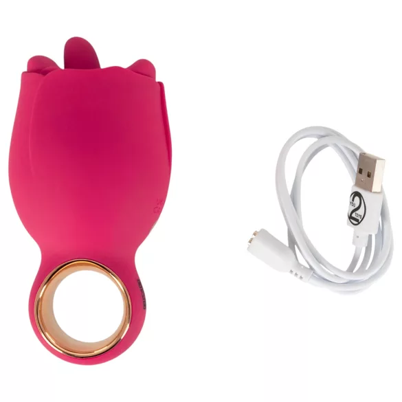 You2Toys Oral Fun - mēlītes klitora stimulators (rozā)