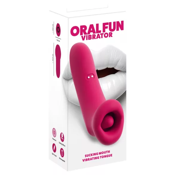 You2Toys Oral Fun - sūkšanas un valodas klitora stimulators (rozā)