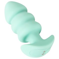 Cuties Mini - anālais vibrators ar lodītēm zaļš