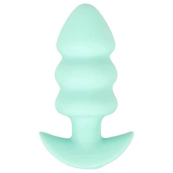 Cuties Mini - anālais vibrators ar lodītēm zaļš