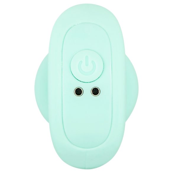 Cuties Mini - anālais vibrators ar lodītēm zaļš