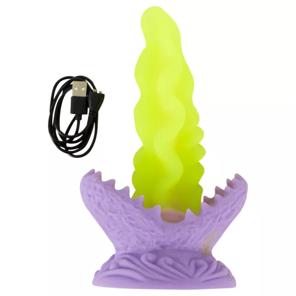 Beasty Cocks dildo ar gaismas efektu zaļš