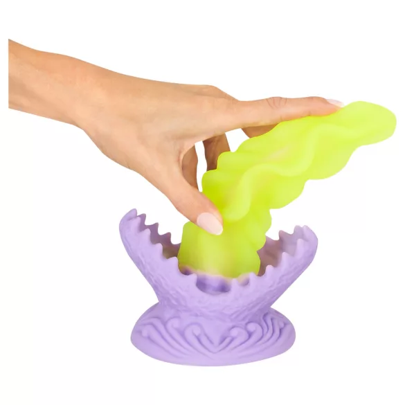 Beasty Cocks dildo ar gaismas efektu zaļš