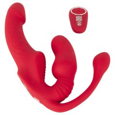 You2Toys Strapless - uzliekams 3 zaru vibrators (rozā)
