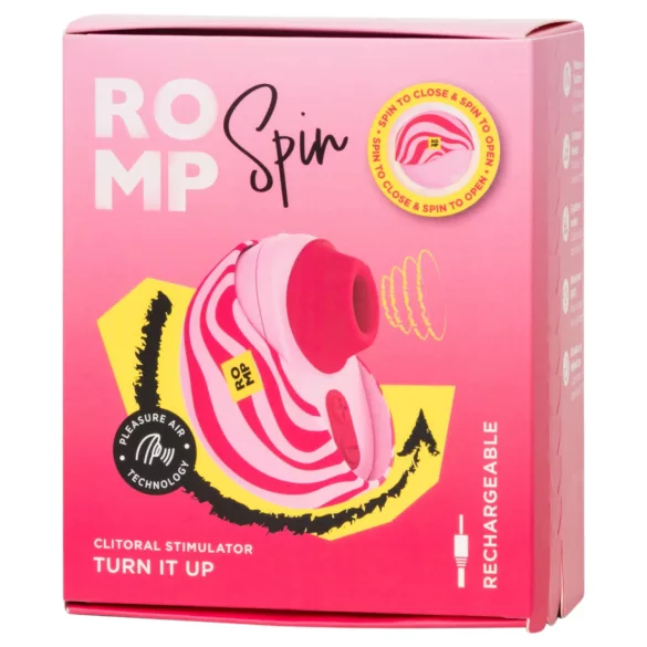 ROMP Spin - gaisa viļņu klitora stimulators (rozā)