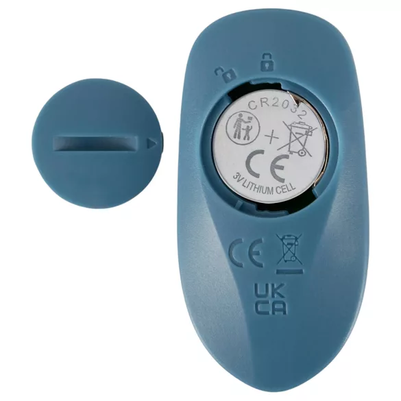 You2Toys - 3 daļīgs uzkabināms truša tipa stūmējvibrators ar tālvadības pulti (zils)