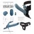 You2Toys - 3 daļīgs uzkabināms truša tipa stūmējvibrators ar tālvadības pulti (zils)
