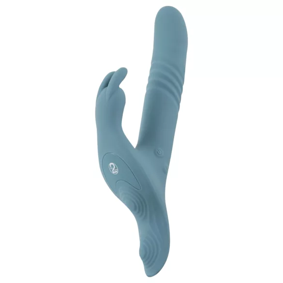 You2Toys - 3 daļīgs uzkabināms truša tipa stūmējvibrators ar tālvadības pulti (zils)