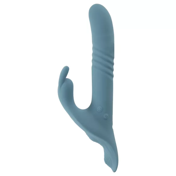 You2Toys - 3 daļīgs uzkabināms truša tipa stūmējvibrators ar tālvadības pulti (zils)