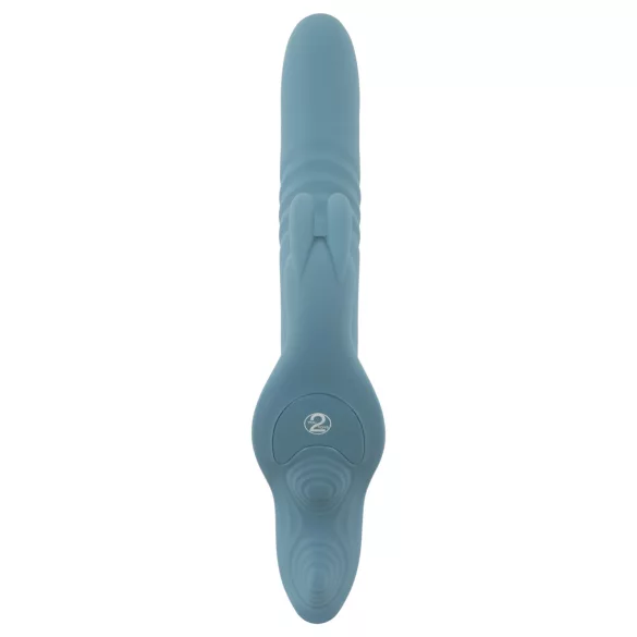 You2Toys - 3 daļīgs uzkabināms truša tipa stūmējvibrators ar tālvadības pulti (zils)