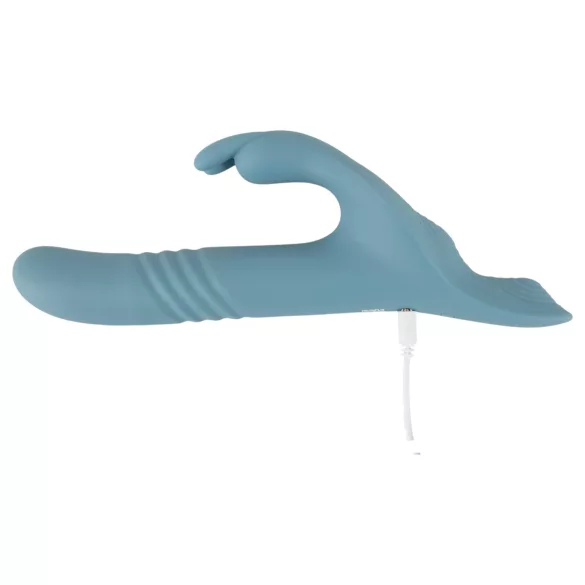 You2Toys - 3 daļīgs uzkabināms truša tipa stūmējvibrators ar tālvadības pulti (zils)