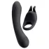 Couple Choice - pāru vibrējošs erekcijas gredzens un G-punkta vibrators pelēks