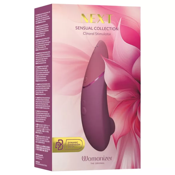 Womanizer Next - klitora stimulators ar gaisa viļņiem, uzlādējams, rozā