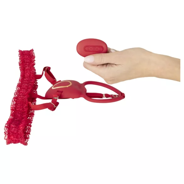 You2Toys - valkājams vibrējošs klitora stimulators (sarkans)