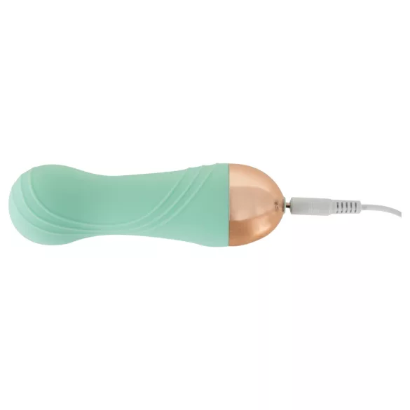 Cuties - uzlādējams, ūdensizturīgs mini vibrators (zaļš)