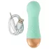 Cuties - uzlādējams, ūdensizturīgs mini vibrators (zaļš)