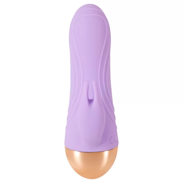 Cuties - uzlādējams, ūdensizturīgs mini vibrators ar klitora rokturi (violets)