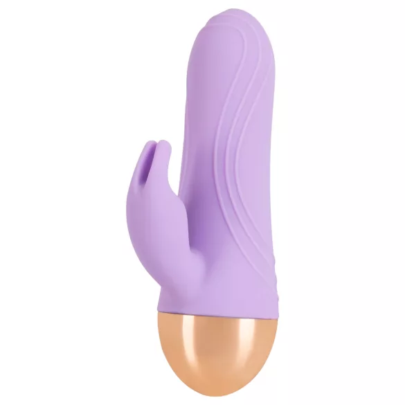 Cuties - uzlādējams, ūdensizturīgs mini vibrators ar klitora rokturi (violets)
