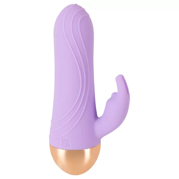 Cuties - uzlādējams, ūdensizturīgs mini vibrators ar klitora rokturi (violets)