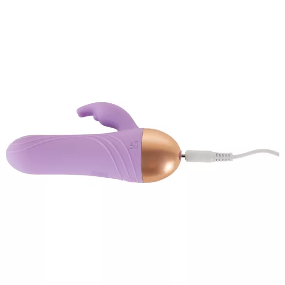 Cuties - uzlādējams, ūdensizturīgs mini vibrators ar klitora rokturi (violets)