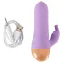 Cuties - uzlādējams, ūdensizturīgs mini vibrators ar klitora rokturi (violets)