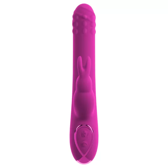 Sweet Smile - stūmējs, rotējošs klitora roktura vibrators (rozā)