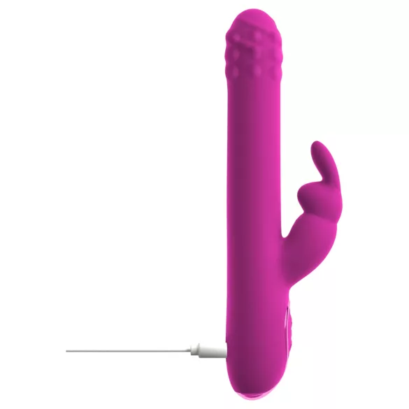 Sweet Smile - stūmējs, rotējošs klitora roktura vibrators (rozā)