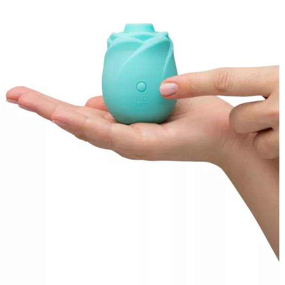 ROMP Rose Glow - gaisa viļņu klitora stimulators (zils)