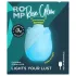 ROMP Rose Glow - gaisa viļņu klitora stimulators (zils)