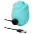 ROMP Rose Glow - gaisa viļņu klitora stimulators (zils)