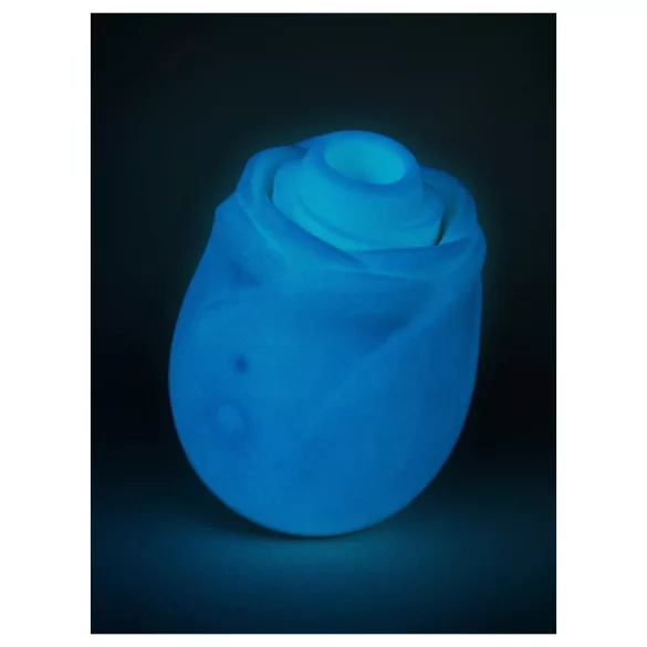 ROMP Rose Glow - gaisa viļņu klitora stimulators (zils)