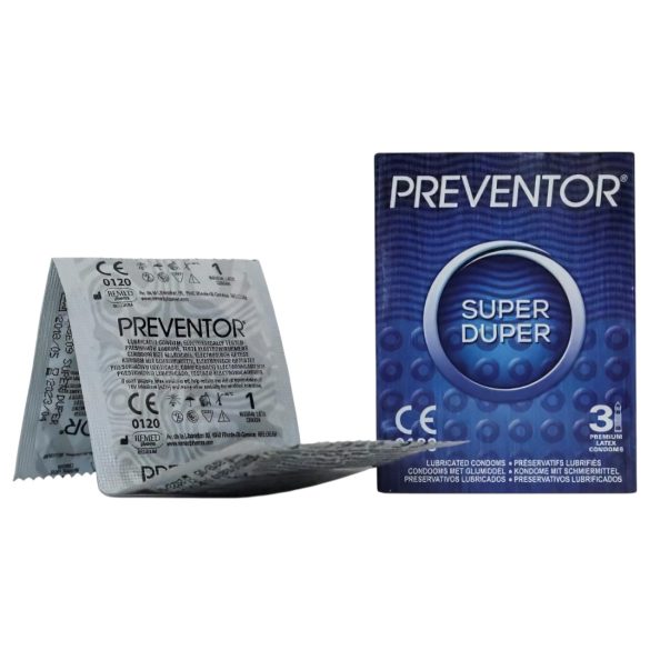 Preventor - augstākās kvalitātes prezervatīvi (3 gab.)