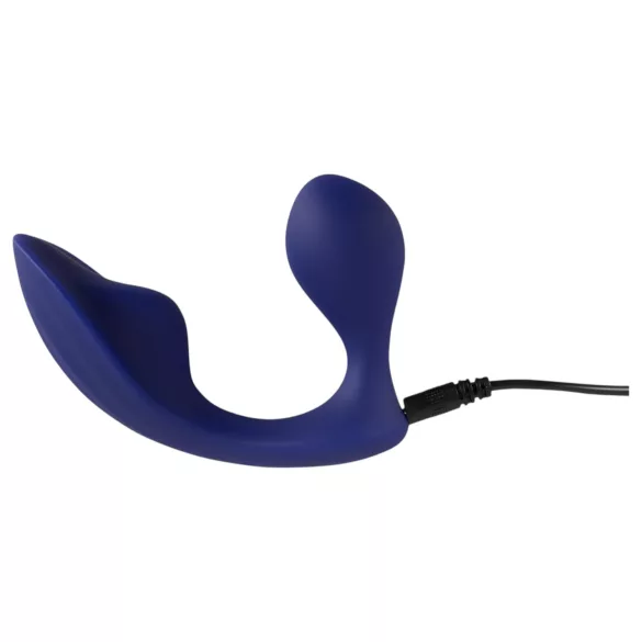 SMILE - tālvadības anālais un biksīšu vibrators zils