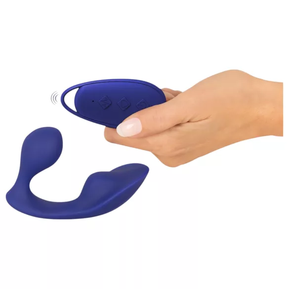 SMILE - tālvadības anālais un biksīšu vibrators zils