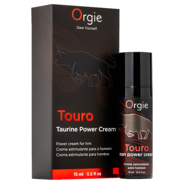 Orgie Touro Power - erekcijas krēms vīriešiem 15ml