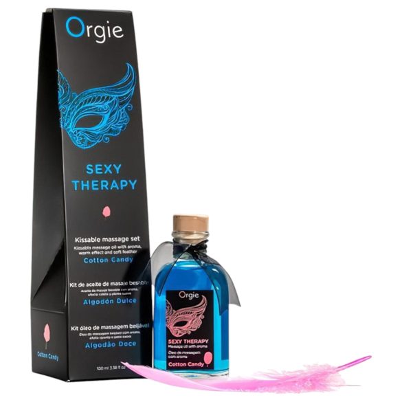 Orgie Sexy Therapy - masāžas eļļu komplekts - cukurvates aromāts