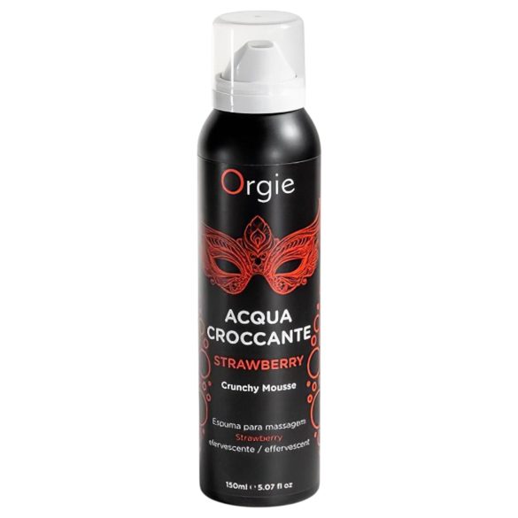 Orgie Acqua Croccante - zemeņu masāžas putas (150ml)