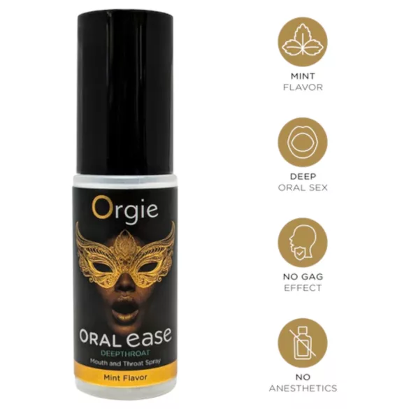 Orgie mutes atsvaidzinātājs ar mentolu orālajam seksam 15ml