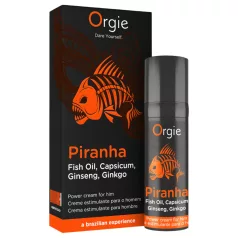   Orgie Piranha Power Cream - Stimurējošs potences krēms vīriešiem (15 ml)