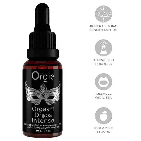 Orgie Orgasm Drops Intense - stimulējošs intīmais gels sievietēm (30 ml)