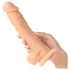 Willie City Luxe - reālistisks silikona dildo (ķermeņa krāsā) - 23 cm
