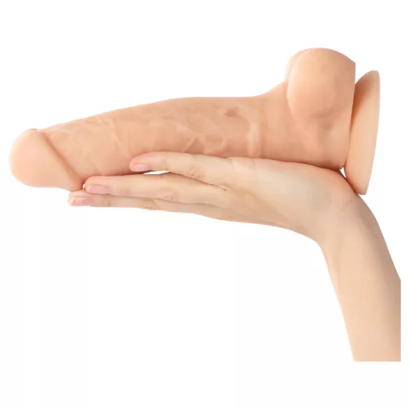 Willie City Luxe - reālistisks silikona dildo (ķermeņa krāsā) - 23 cm