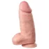Willie City - biezs, dzīvs izskata dildo (miesas krāsas) - 24,5 cm