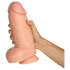 Willie City - biezs, dzīvs izskata dildo (miesas krāsas) - 24,5 cm
