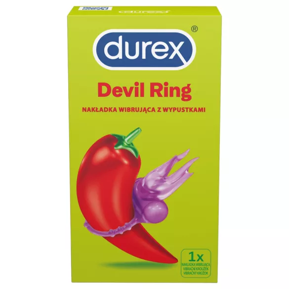 Durex Little Devil - vibrējošs erekcijas gredzens violets