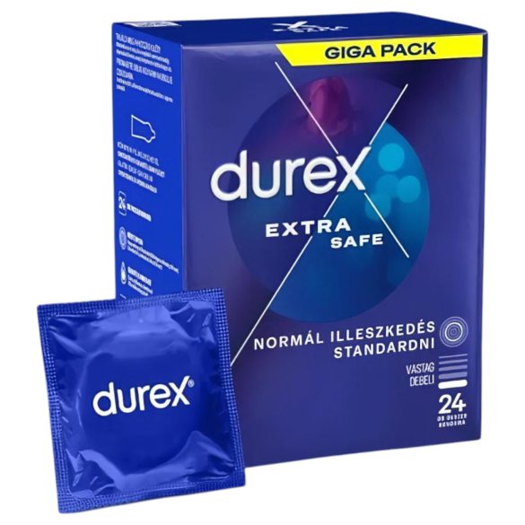Durex prezervatīvi Extra Safe drošībai 24 gab