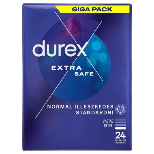 Durex prezervatīvi Extra Safe drošībai 24 gab